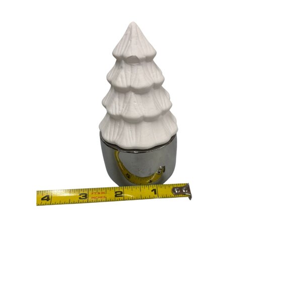 Airome White Pine Porcelain Essential Oil Diffuser Christmas Tree Shape Holiday - Picture 8 of 9